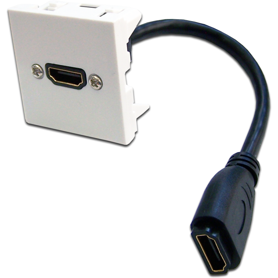 Вставка HDMI Lanmaster LAN-SIP-23HDMI-WH