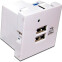 Вставка USB Lanmaster LAN-EZ45X45-2U/R2-WH