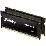 Оперативная память 16Gb DDR-III 1866MHz Kingston Fury Impact SO-DIMM (KF318LS11IBK2/16) (2x8Gb KIT)