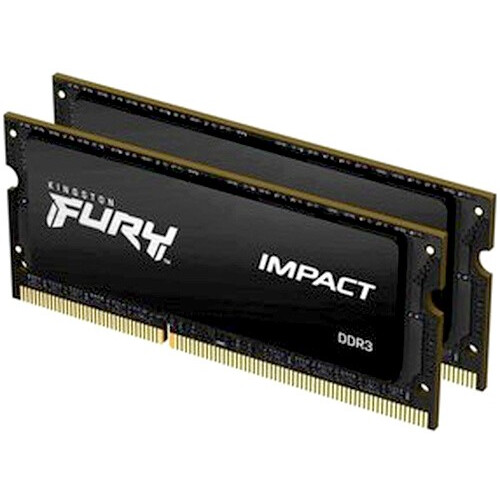 Оперативная память 16Gb DDR-III 1866MHz Kingston Fury Impact SO-DIMM (KF318LS11IBK2/16) (2x8Gb KIT)