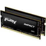 Оперативная память 16Gb DDR4 2666MHz Kingston Fury Impact SO-DIMM (KF426S15IBK2/16) (2x8Gb KIT)