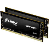 Оперативная память 32Gb DDR4 2666MHz Kingston Fury Impact SO-DIMM (KF426S15IB1K2/32) (2x16Gb KIT)