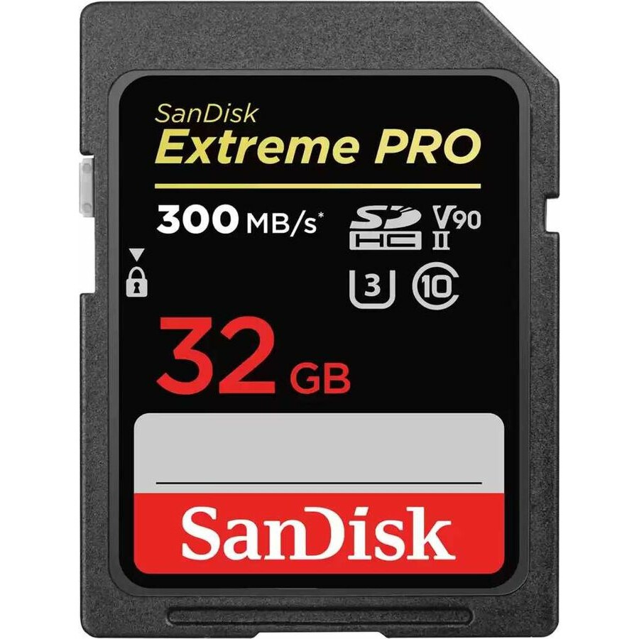 Карта памяти 32Gb SD SanDisk Extreme Pro (SDSDXDK-032G-GN4IN)
