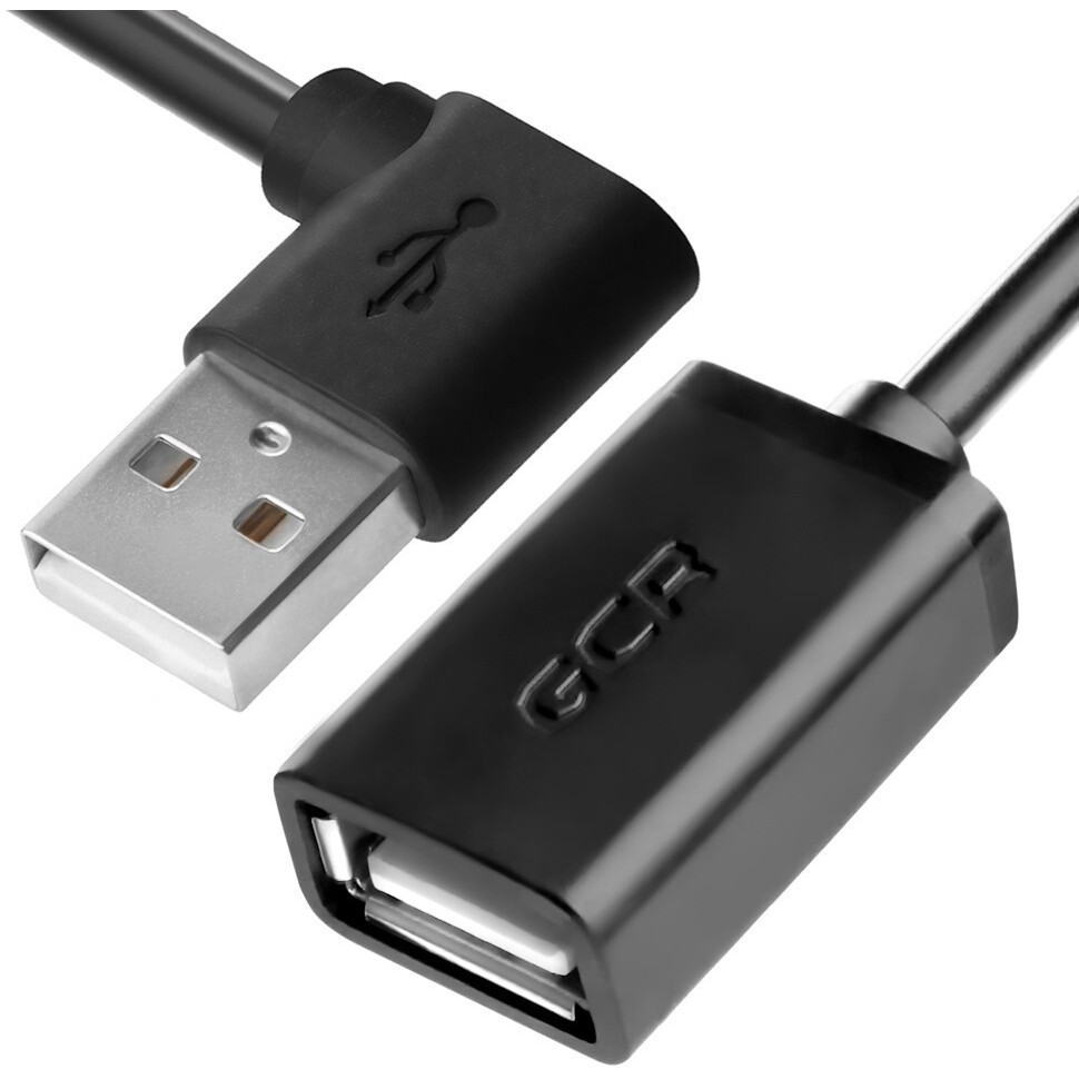 Кабель удлинительный USB A (M) - USB A (F), 0.5м, Greenconnect GCR-AUEC6M-0.5m