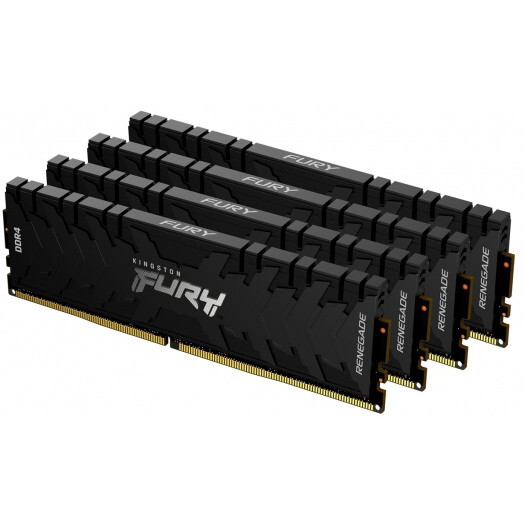 Оперативная память 32Gb DDR4 2666MHz Kingston Fury Renegade (KF426C13RBK4/32) (4x8Gb KIT)