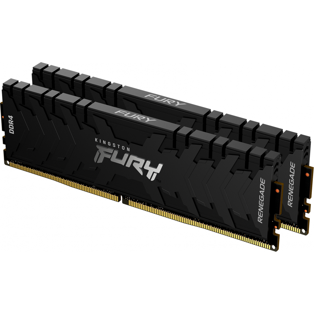 Оперативная память 16Gb DDR4 4800MHz Kingston Fury Renegade Black (KF448C19RBK2/16) (2x8Gb KIT)