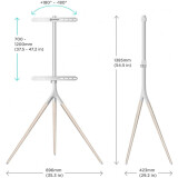 Мобильная стойка Onkron TS1220 White