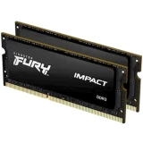 Оперативная память 32Gb DDR4 2666MHz Kingston Fury Impact SO-DIMM (KF426S16IBK2/32) (2x16Gb KIT)