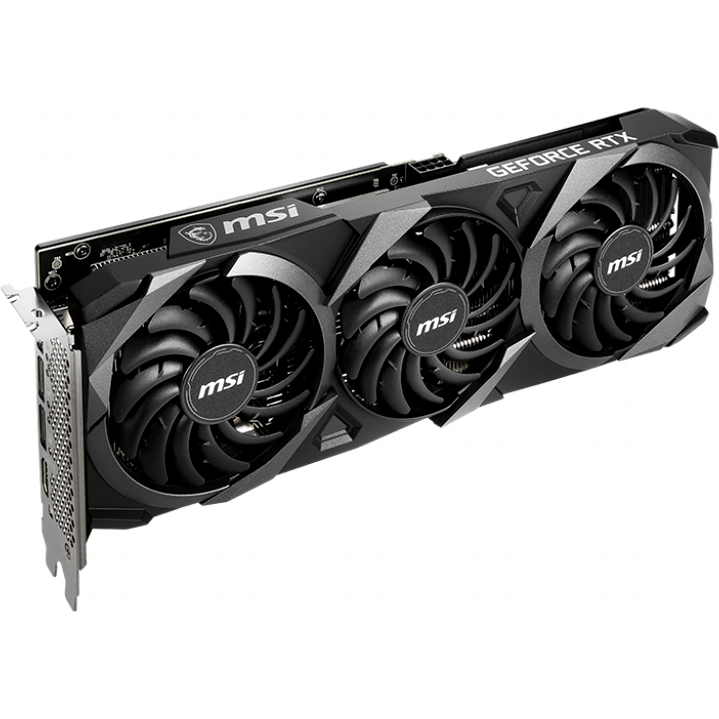 Видеокарта NVIDIA GeForce RTX 3060 Ti MSI 8Gb (RTX 3060 Ti VENTUS 3X 8G OC LHR)