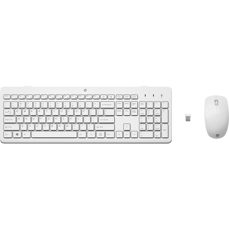 Клавиатура + мышь HP 230 Wireless Combo White (3L1F0AA)