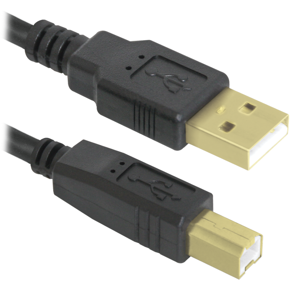 Кабель USB A (M) - USB B (M), 3м, Defender USB04-10PRO - 87431