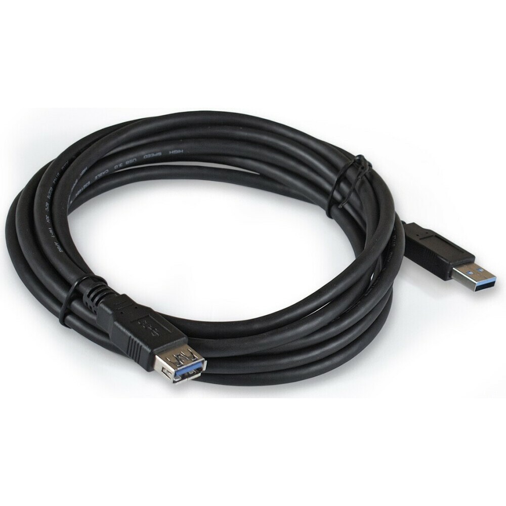 Кабель удлинительный USB A (M) - USB A (F), 1м, ExeGate EX-CC-USB3-AMAF-1.0 - EX284931RUS