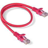 Патч-корд ExeGate UTP-RJ45-RJ45-5e-0,5M-LSZH-RD, 0.5м (EX286378RUS)