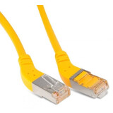 Патч-корд Hyperline PC-APM-STP-RJ45/L45-RJ45/R45-C5e-5M-LSZH-YL, 5м