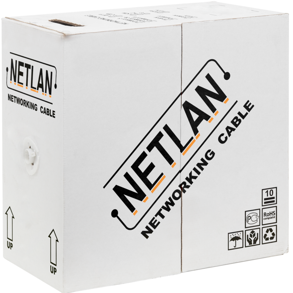 Бухта 5е 305м. Кабель NETLAN EC-uu004-5e-PVC-GY. EC-uf004-5e-pe-BK. NETLAN EC-uu004-5e-PVC-GY. NETLAN EC-uf004-5e-pe-BK.