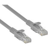 Патч-корд ExeGate UTP-RJ45-RJ45-5e-0,3M-GY, 0.3м (EX258663RUS)