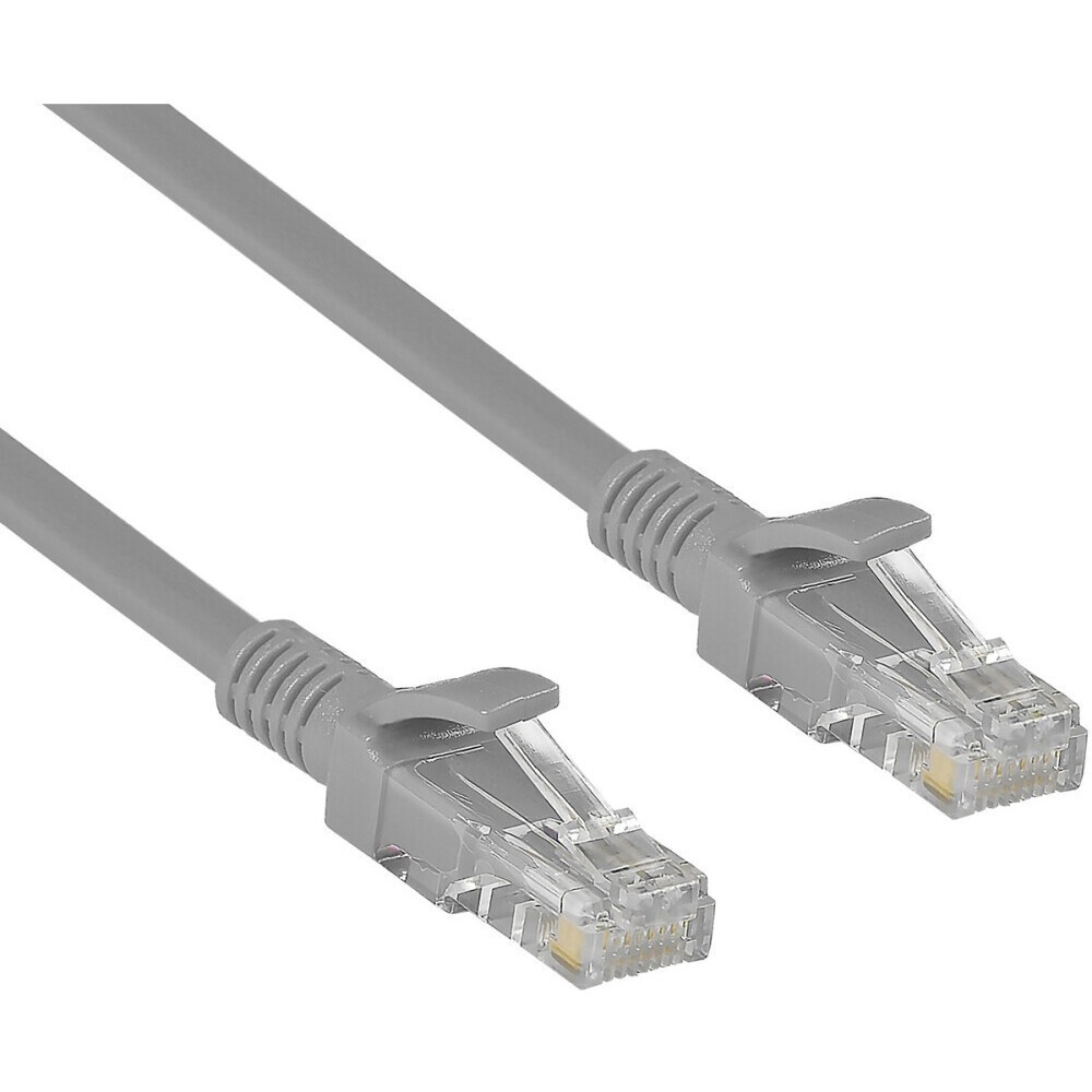 Патч-корд ExeGate UTP-RJ45-RJ45-5e-0,3M-GY, 0.3м - EX258663RUS