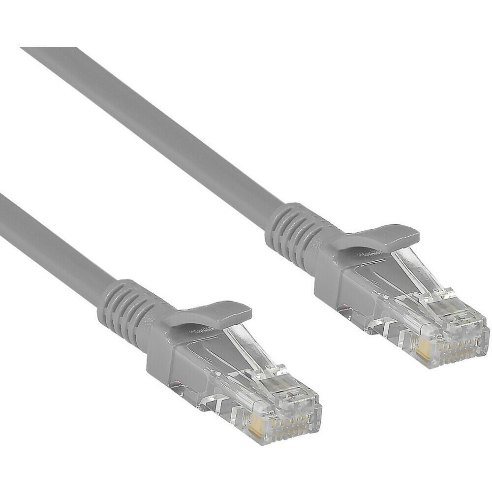 Патч-корд ExeGate UTP-RJ45-RJ45-C6-2M-GY, 2м - EX272313RUS