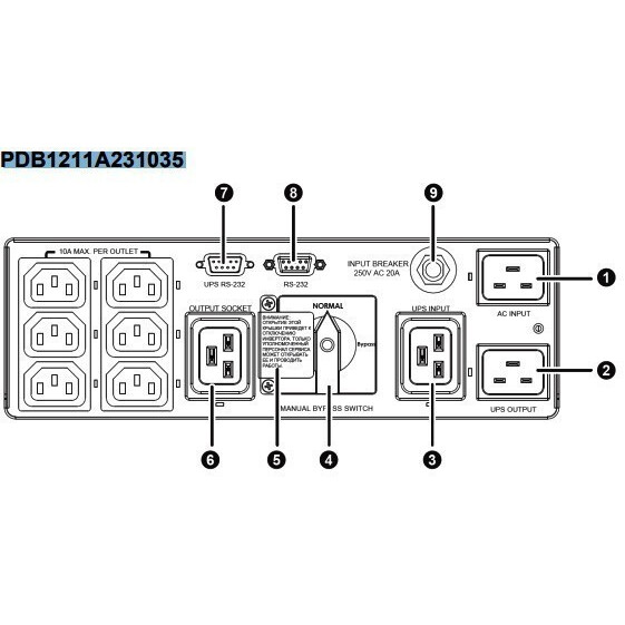 Переключатель питания Delta PDB1211A231035