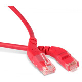 Патч-корд Hyperline PC-APM-UTP-RJ45/L45-RJ45/L45-C6-3M-LSZH-RD, 3м