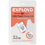 USB Flash накопитель 32Gb Exployd 640 White (EX-32GB-640-White)