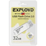 USB Flash накопитель 32Gb Exployd 650 White (EX-32GB-650-White)