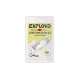 USB Flash накопитель 64Gb Exployd 650 White (EX-64GB-650-White)