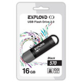 USB Flash накопитель 16Gb Exployd 570 Black (EX-16GB-570-Black)