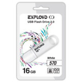 USB Flash накопитель 16Gb Exployd 570 White (EX-16GB-570-White)