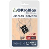 USB Flash накопитель 8Gb OltraMax 50 Black (OM008GB-mini-50-B)