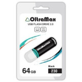 USB Flash накопитель 64Gb OltraMax 230 Black (OM-64GB-230-Black)