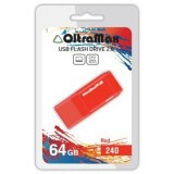 USB Flash накопитель 64Gb OltraMax 240 Red (OM-64GB-240-Red)