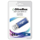 USB Flash накопитель 64Gb OltraMax 30 Blue (OM064GB30-Bl)