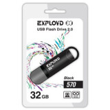 USB Flash накопитель 32Gb Exployd 570 Black (EX-32GB-570-Black)