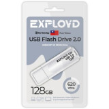 USB Flash накопитель 128Gb Exployd 620 White (EX-128GB-620-White)