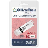 USB Flash накопитель 32Gb OltraMax 230 White (OM-32GB-230-White)