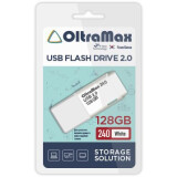 USB Flash накопитель 128Gb OltraMax 240 White (OM-128GB-240-White)