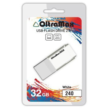 USB Flash накопитель 32Gb OltraMax 240 White - OM-32GB-240-White