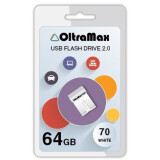 USB Flash накопитель 64Gb OltraMax 70 White (OM-64GB-70-White)