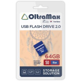 USB Flash накопитель 64Gb OltraMax 50 Blue (OM-64GB-50-Blue)