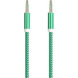 Кабель 3.5 Jack (M) - 3.5 Jack (M), 1м, Smartbuy A-35-35 green