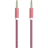 Кабель 3.5 Jack (M) - 3.5 Jack (M), 1м, Smartbuy A-35-35 red