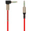 Кабель 3.5 Jack (M) - 3.5 Jack (M), 1м, Smartbuy A-35-35-fold red