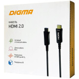 Кабель HDMI - HDMI, 50м, Digma BHP AOC 2.0-50