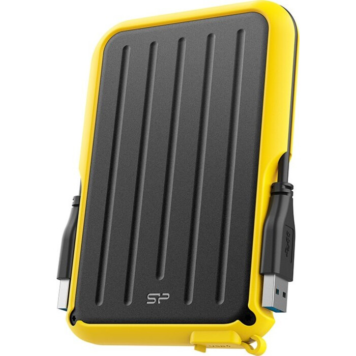 Внешний жёсткий диск 5Tb Silicon Power Armor A66 Black/Yellow (SP050TBPHD66LS3Y)