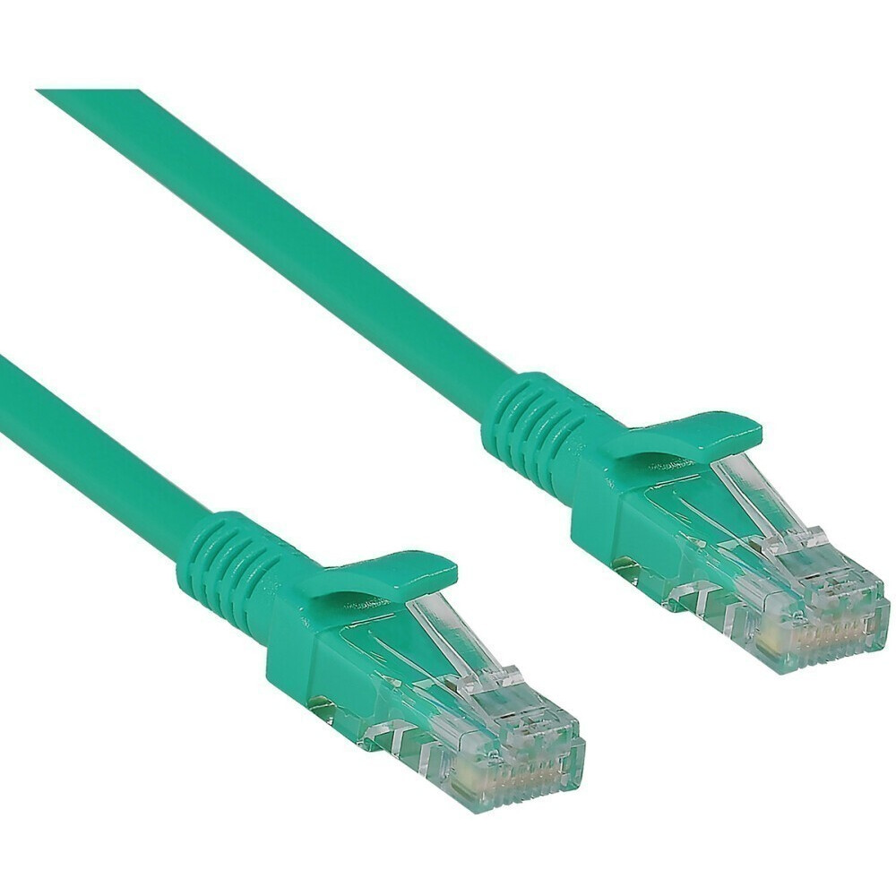 Патч-корд ExeGate UTP-RJ45-RJ45-5e-3M-GN, 3м - EX258678RUS