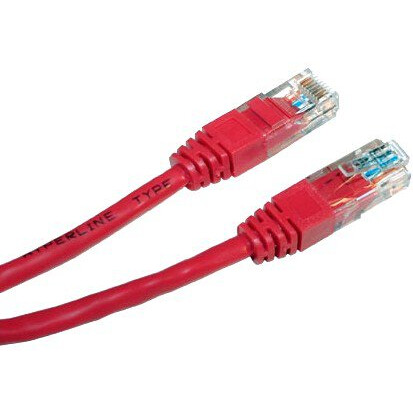 Патч-корд Hyperline PC-LPM-UTP-RJ45-RJ45-C5e-6M-LSZH-RD, 6м