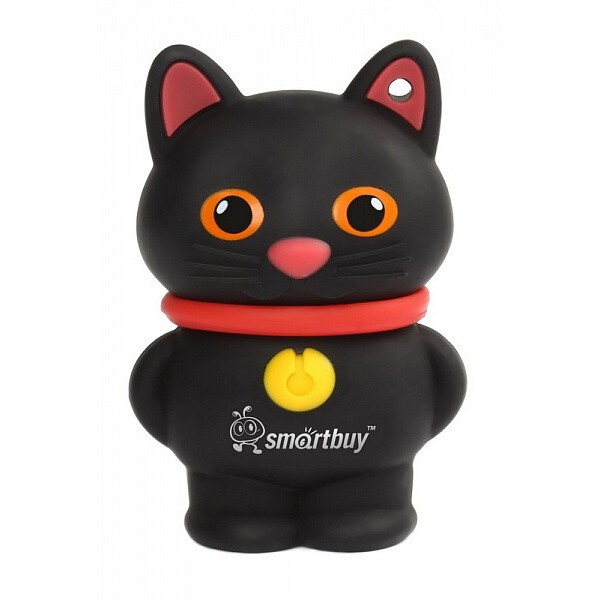 USB Flash накопитель 32Gb SmartBuy Wild Cat Black (SB32GBCatK)