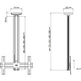 Кронштейн SMS Flatscreen X CH SD1105 W/S (PD061006-P0)