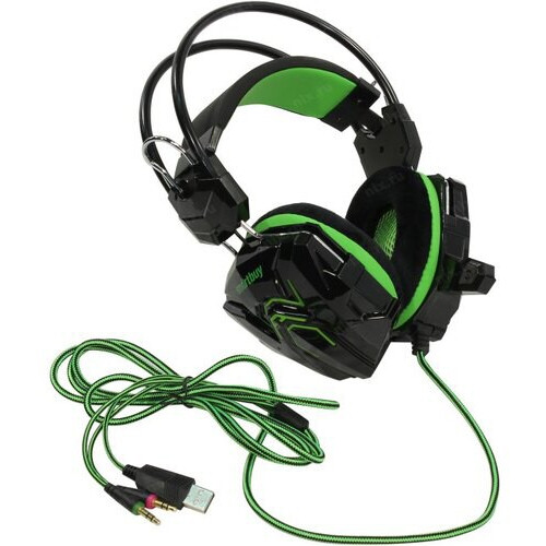 Гарнитура SmartBuy Rush Cobra Black/Green (SBHG-1200)